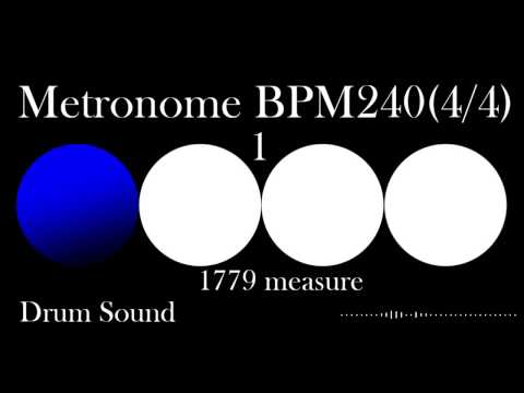 [Metronome]240BPM[drum sound]