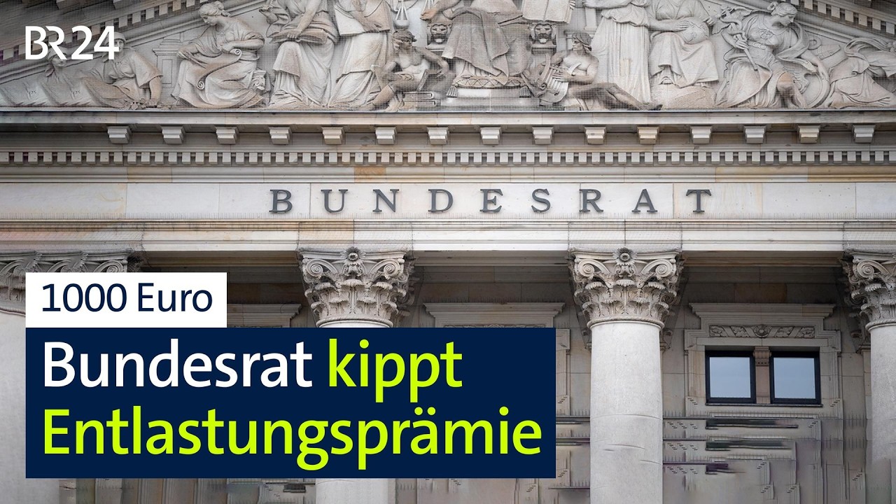 1000 Euro: Bundesrat kippt Entlastungsprämie | BR24
