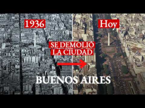 How the widest avenue in the world was made: 9 de Julio