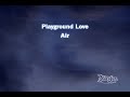 Air Playground - Love [Karaoke Version]