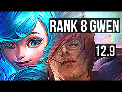 GWEN vs SETT (TOP) | 73% winrate, Rank 8 Gwen, 4/2/9 | EUW Challenger | 12.9
