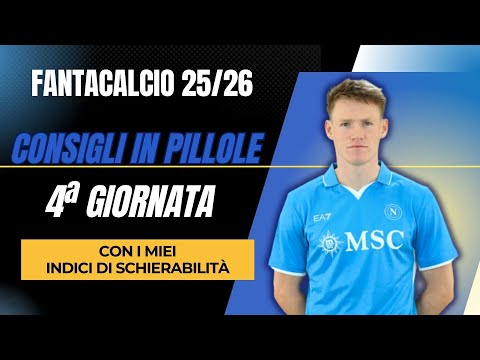 FANTACONSIGLI in "PILLOLE" + my DEPLOYABILITY INDEXES 4 DAY - SCOTT scores ??