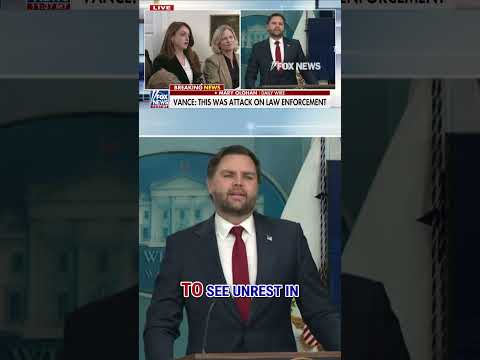 JD Vance TORCHES 'joke' Tim Walz after Minneapolis shooting comment #shorts #vance #politics #fox