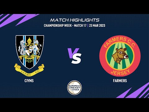 Championship Week, Match 17 - CIY vs FAR | Highlights | European Cricket League 2023 | ECL23.101