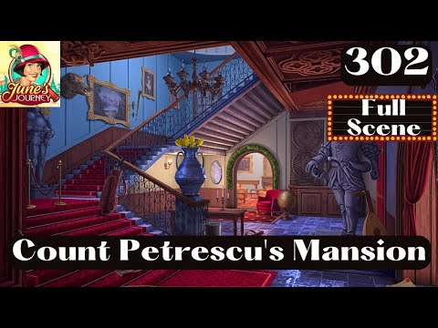 JUNE'S JOURNEY 302 | COUNT PETRESCU'S MANSION (Hidden Object Game) *Full Mastered Scene*