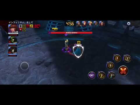 [Marvel Future Fight] T2 Quasar vs Thanos (Infinity) 7sec. !