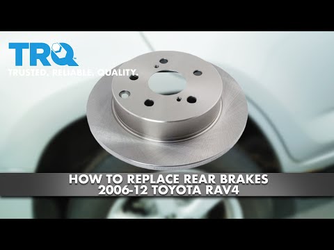 How To Replace Rear Brakes 2006-12 Toyota RAV4