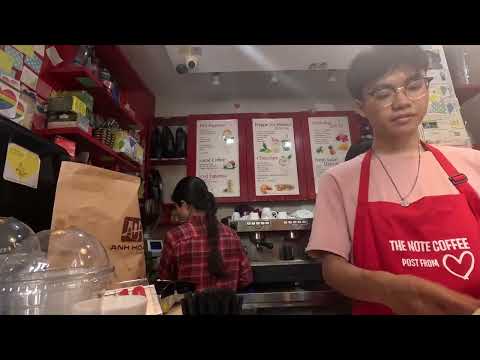 4K HD THE NOTE COFFEE WALKING TOUR NO QUARTO ANTIGO, HANOI, VIETNÃ | EGG COFFEE | LEONGUERREROTV