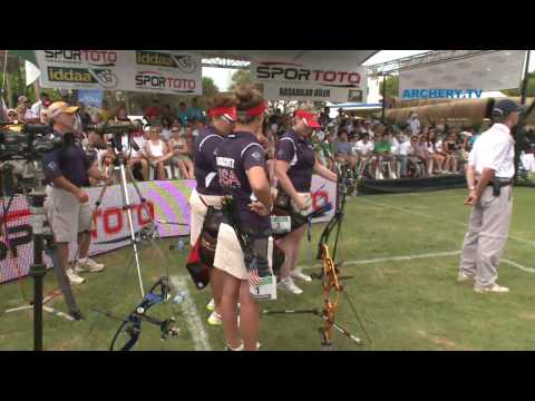 Mexico v USA – compound women's team bronze | Antalya 2010 Archery World Cup S2