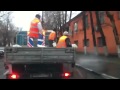 Salz streuen in Russland