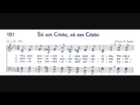 Hinário 5 CCB - Hino 181 - Só em Cristo, só em Cristo - Strings - Teclado Yamaha PSR S670