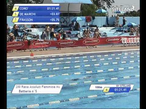 Serie 5 dei 200 Rana  Assoluti Femmine Master - 12 MEMORIAL ANDREA BETTIOL