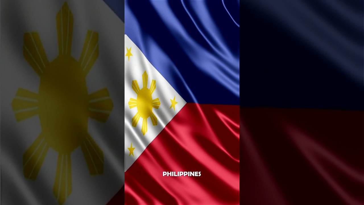 Philippines flag 3D animation after effects