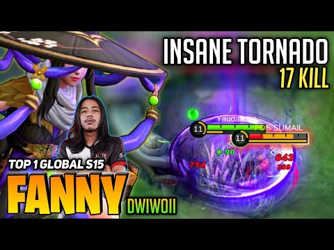 Fanny Insane Tornado Aggressive Gameplay [Top 1 Global Fanny S15] Dwiwoii - Mobile Legend