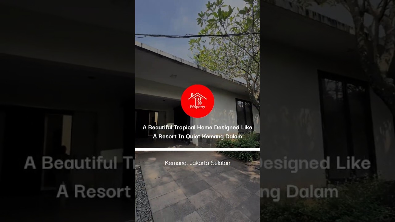A Beautiful Tropical Home Designed Like A Resort in Quiet Kemang Dalam, South Jakarta