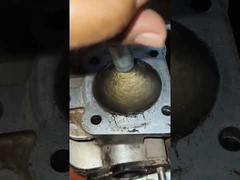 Cara cepat & mudah membersihkan blok klep dari kerak hasil pembakaran #incujin