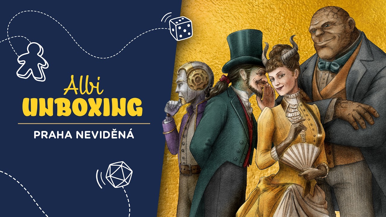 Albi - Praha Neviděná - Unboxing hry