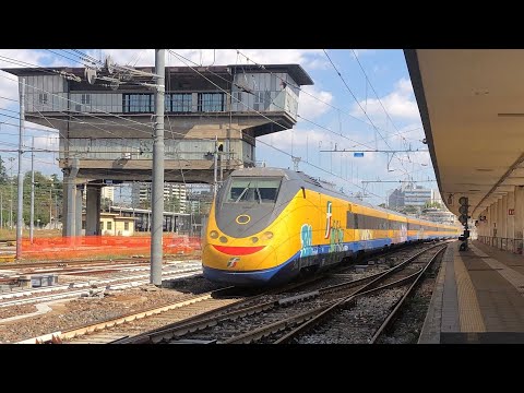 NCL Napoli Centrale - Milano Lambrate ETR500.Y1 AIACE RFI in transito a Bologna Centrale