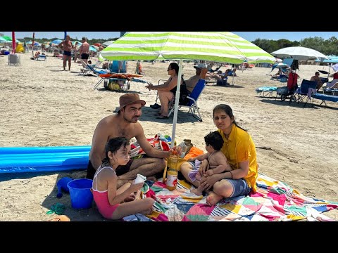 Full Masti At Beach (pinarella)🏖️/इटली का मीनि गोवा/Avi Italian vlogs