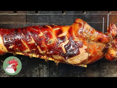 Γουρουνόπουλο στη σούβλα