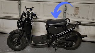 Honda Ruckus DIY Under Seat Storage Box