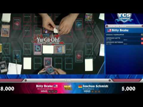 YCS Prague 2017 Finals: BILLY BRAKE (60 Card Zoo Infernoids) vs JOSCHUA SCHMIDT (60 Card Paleozoics)