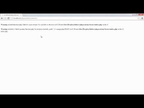 Learn PHP Include Require