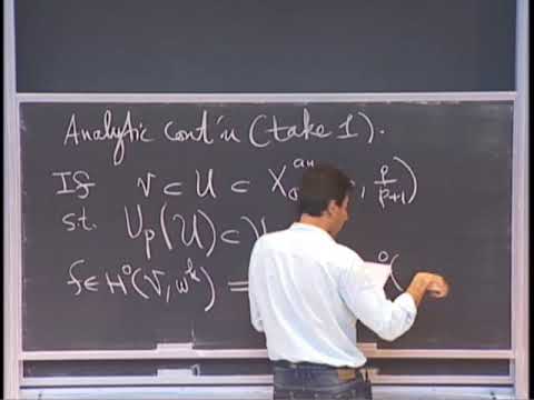 Analytic continuation of p-adic modular forms and applications to modularity 2-2 (Payman Kassaei)