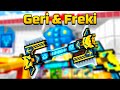 Geri & Freki (Spent 855 Gems) Damage Test & Review - Pixel Gun 3D