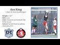 Ava King Goalkeeper Training Video - Class of 2022