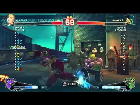 藍弟 lsy9983 [Bison] vs XBOX283 [Cody] SSF4 Japanese Online Ranked Matches - TRUE-HD