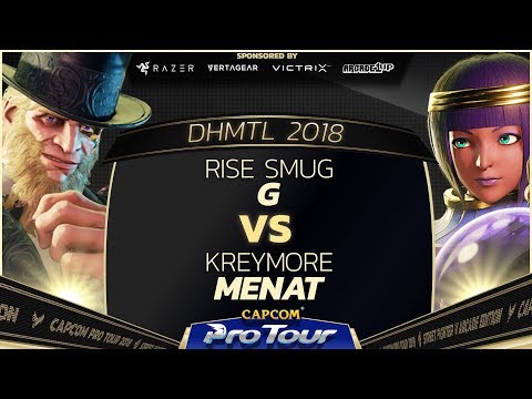 RISE Smug (G) vs Kreymore (Menat) - DH Montreal 2018 Pools - SFV - CPT 2018