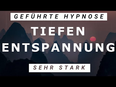 Hypnose Tiefenentspannung ⚡ Sehr Stark ⚡ Naturgeräusche Meditation mit Regen ⛈ Ohne Rückholung
