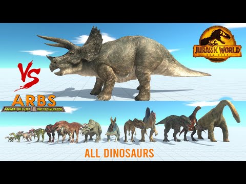Triceratops (JWD) vs ALL UNITS DINOSAURS