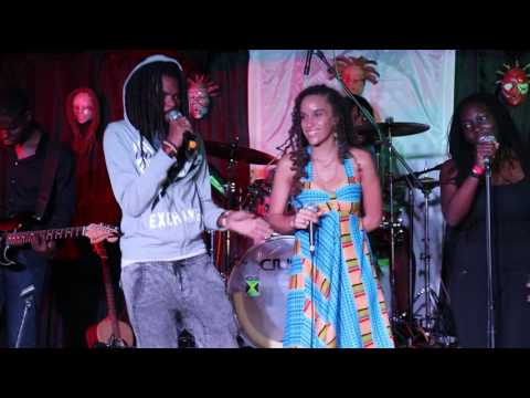 Dre Island, Chronixx & Agent Sasco freestyling at Kelissa Live (Skyline Levels)