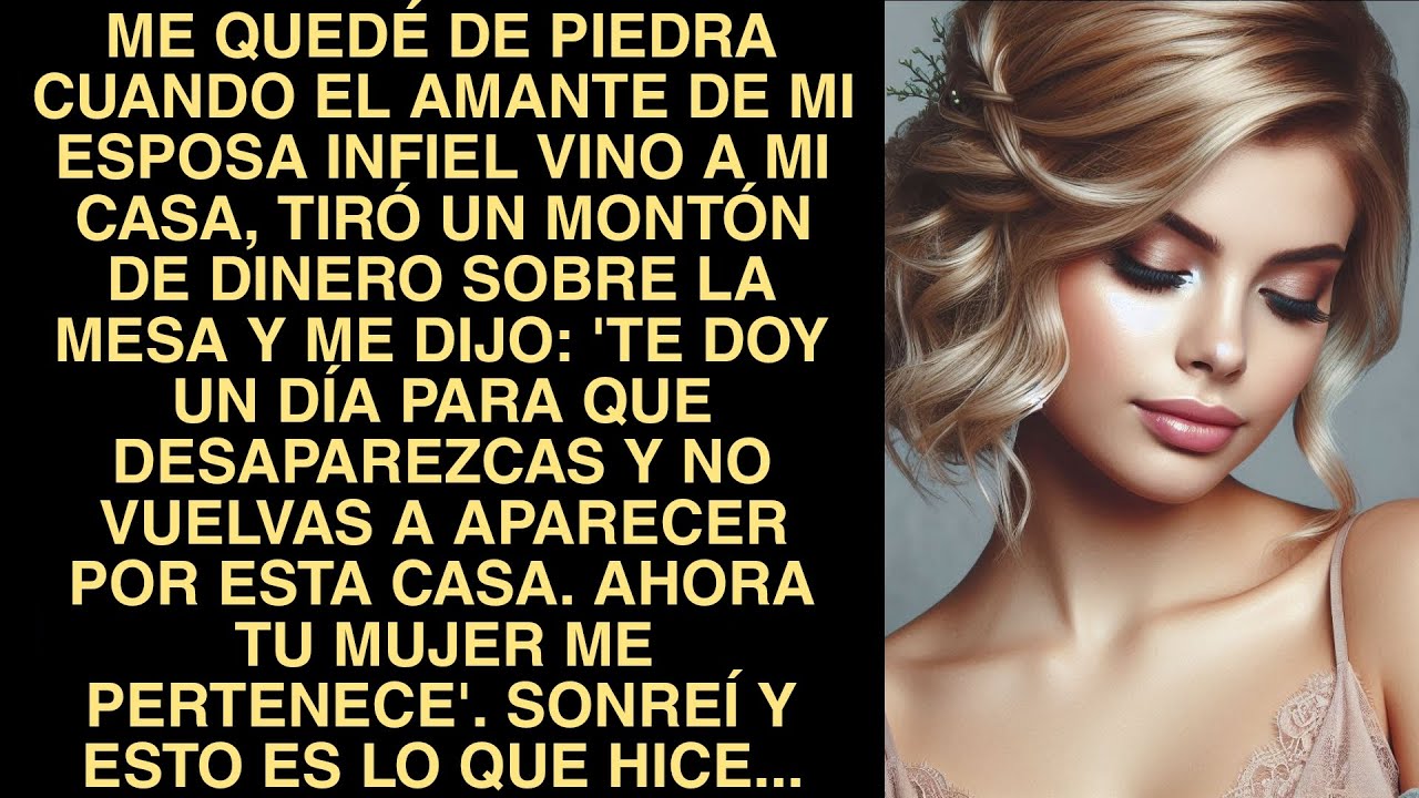 Me Quedé De Piedra Cuando El Amante De Mi Esposa Infiel Vino A Mi Casa, Tiró Un Montón De Dinero