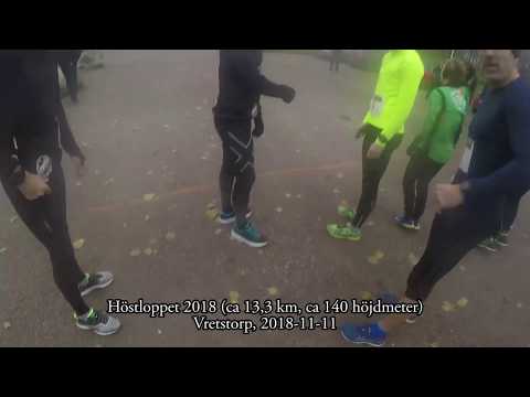 Höstloppet 2018 - 13,3 km (Löparperspektiv, 2x)