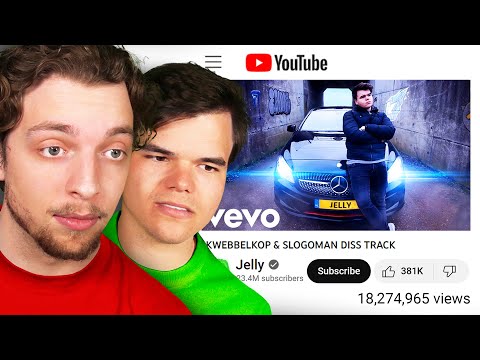 Slogo and Jelly REACT To Jelly's Diss Track On Kwebbelkop & Slogo! (Go Get Gone)