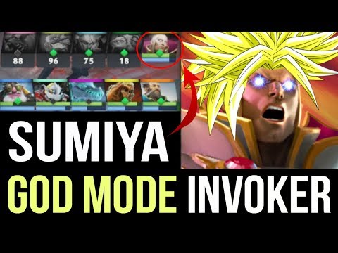 GOD MODE SumiYa Best Invoker Gameplay Epic Combo Try Hard Comeback WTF Dota 2