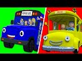 Wheels On The Bus Go Round And Round Nursery Rhymes