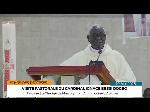 VISITE PASTORALE DU CARDINAL IGNACE BESSI A STE THERESE DE MARCORY