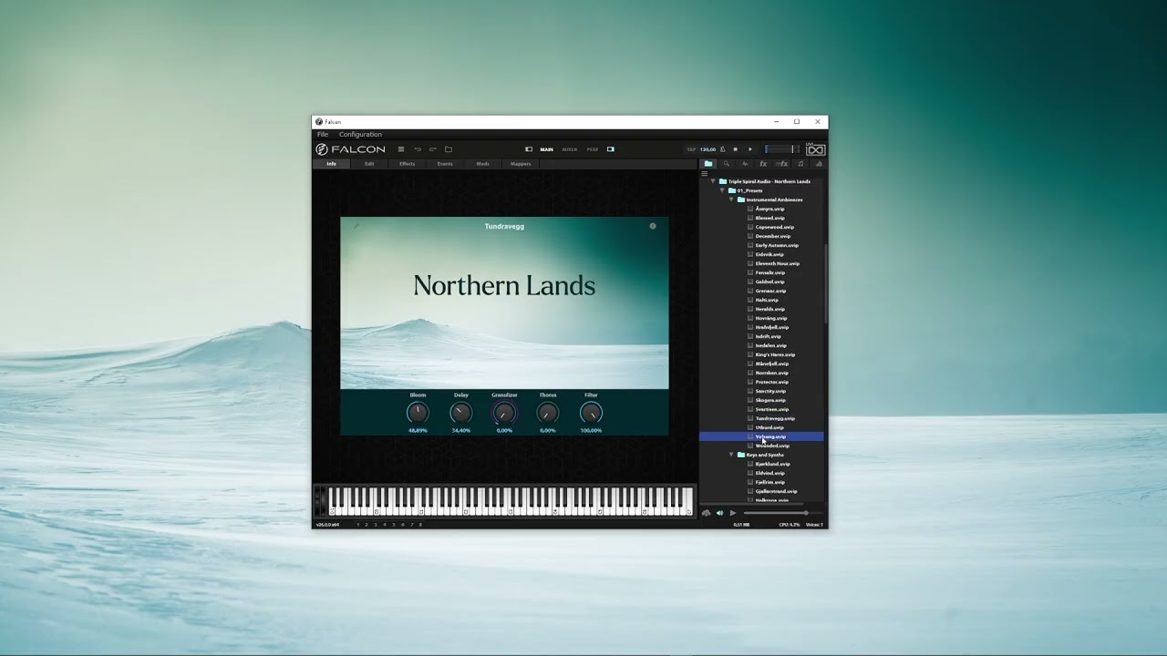 Triple Spiral Audio Northern Lands for Falcon [Falcon] - Video thumbnail