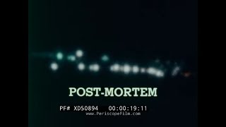 “POST MORTEM”  1966 PRESCRIPTION DRUG ADDICTION & ABUSE EDUCATIONAL FILM  XD50894