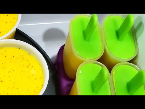 Limbers y paletas de sirop de crema (mantecado) 😋