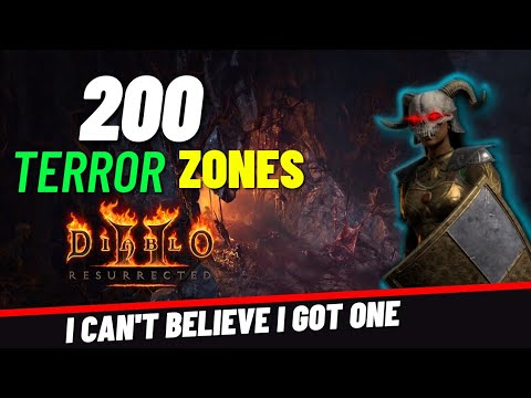 200 Terror Zones - Quick video, GREAT loot!  Season 2 Ladder D2R