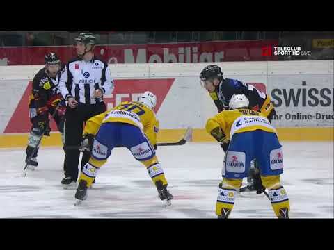 Switzerland National League 2015-2016 SC Bern vs  HC Davos (16 Jan 2016)