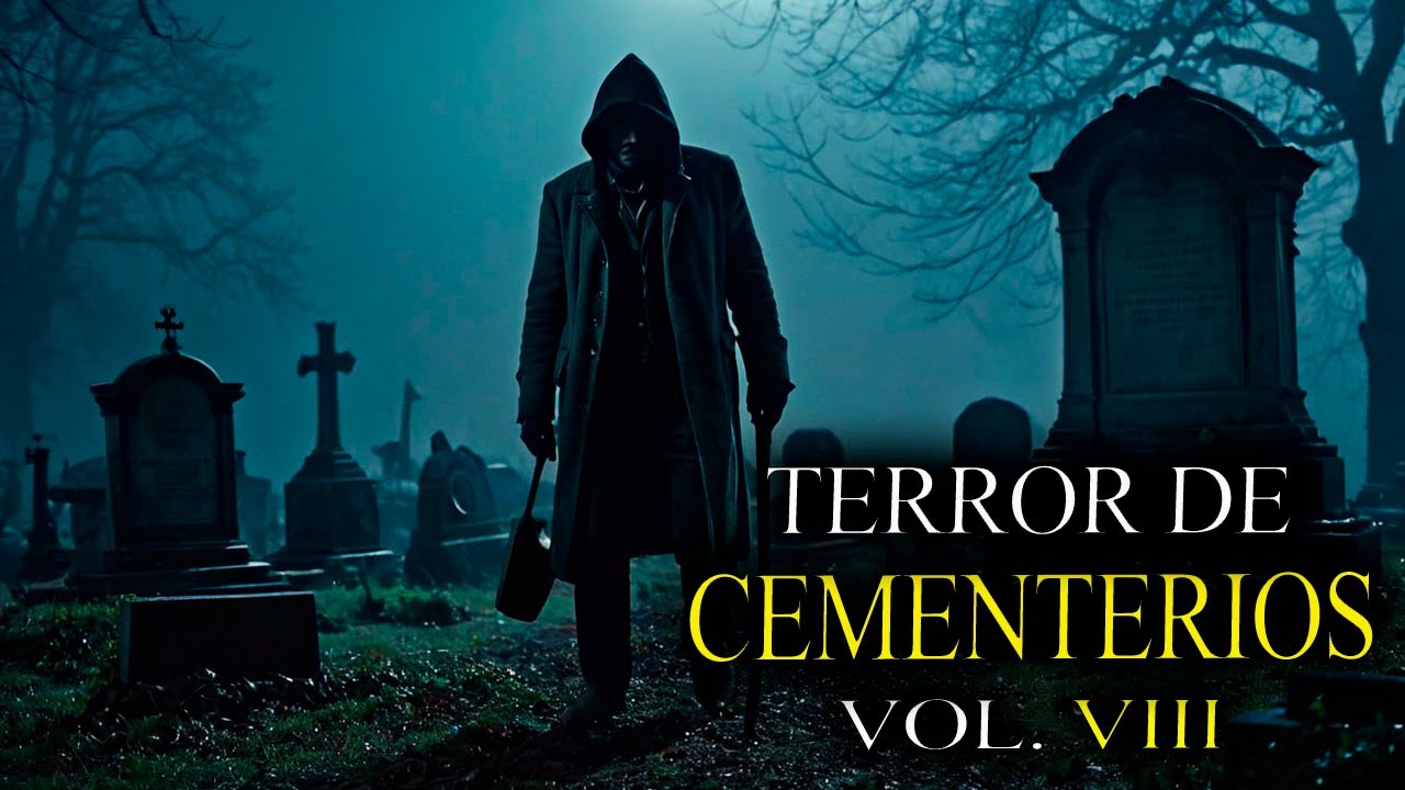 12 RELATOS de TERROR ocurridas en CEMENTERIOS Vol.8 | Maratón de Historias de HORROR