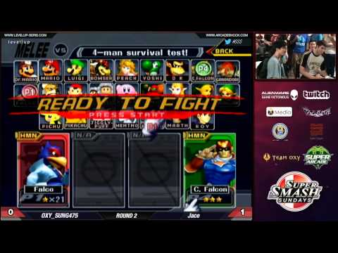 SSS 24 - OXY_SUNG475 (Falco/Sheik) Vs. Jace (Captain Falcon) - Winner's Round 2