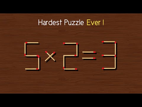 Is it possible to make the wrong equality 5 × 2 = 3 true? Match puzzles