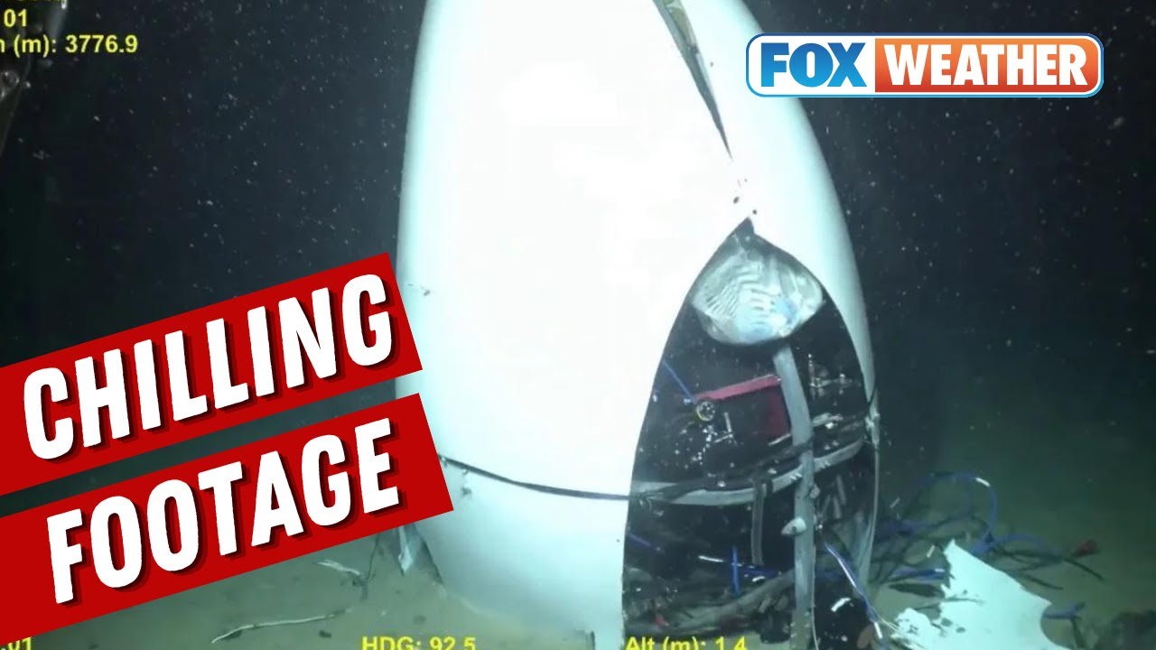 First Footage Of OceanGate's Titan Submersible Wreckage Revealed